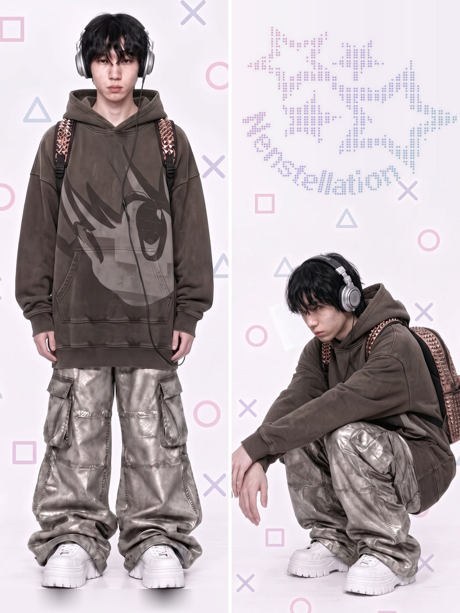 "wide eye" hoodie