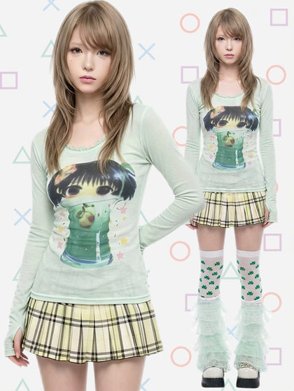 "creamy toxic" long tee