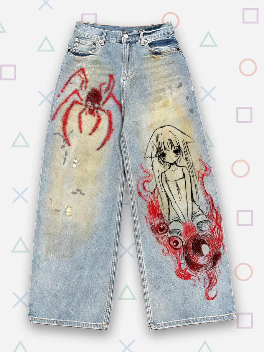 "spider girl" denim
