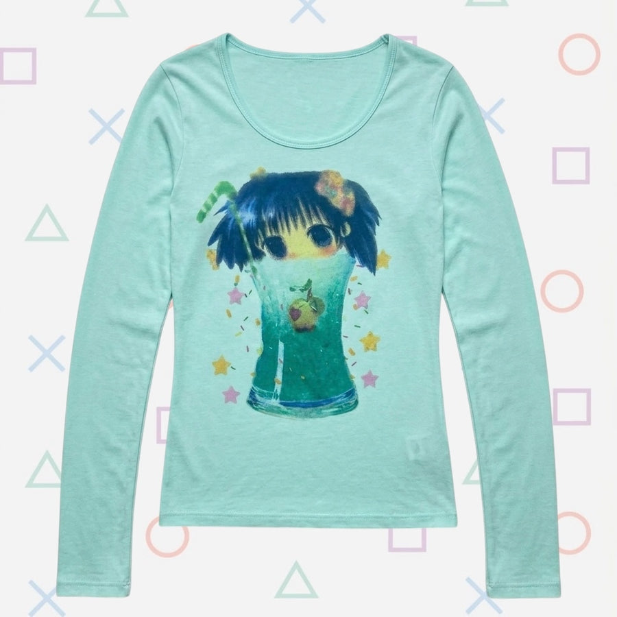 "creamy toxic" long tee