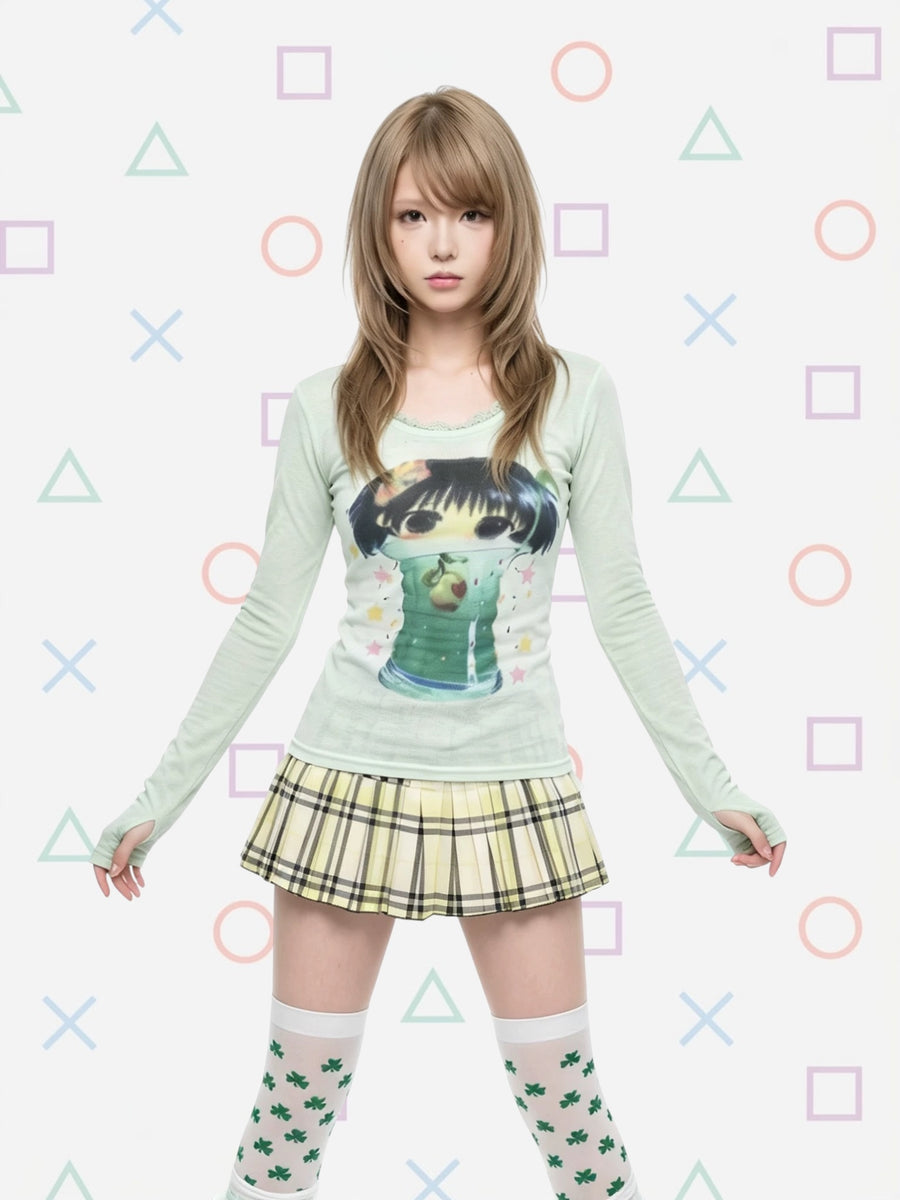 "creamy toxic" long tee