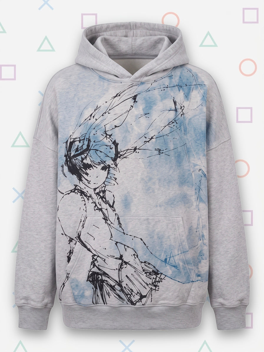 "pale bunny" hoodie
