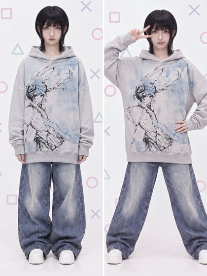 "pale bunny" hoodie