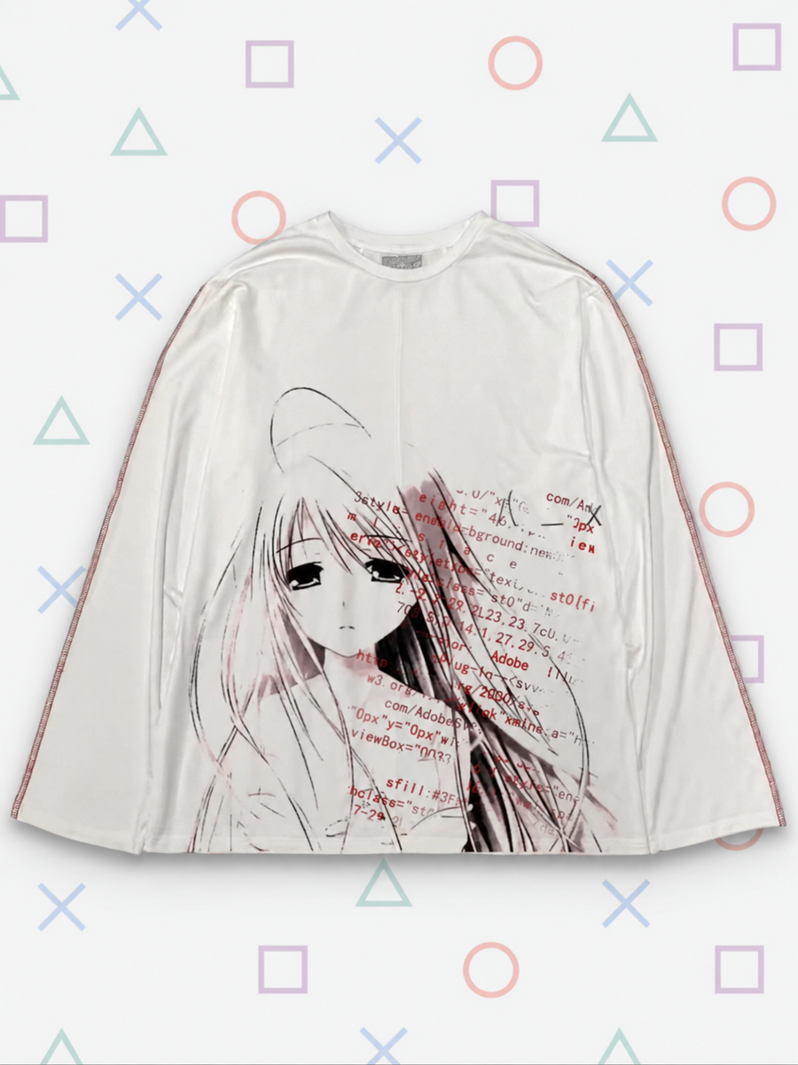 "error angel" long tee
