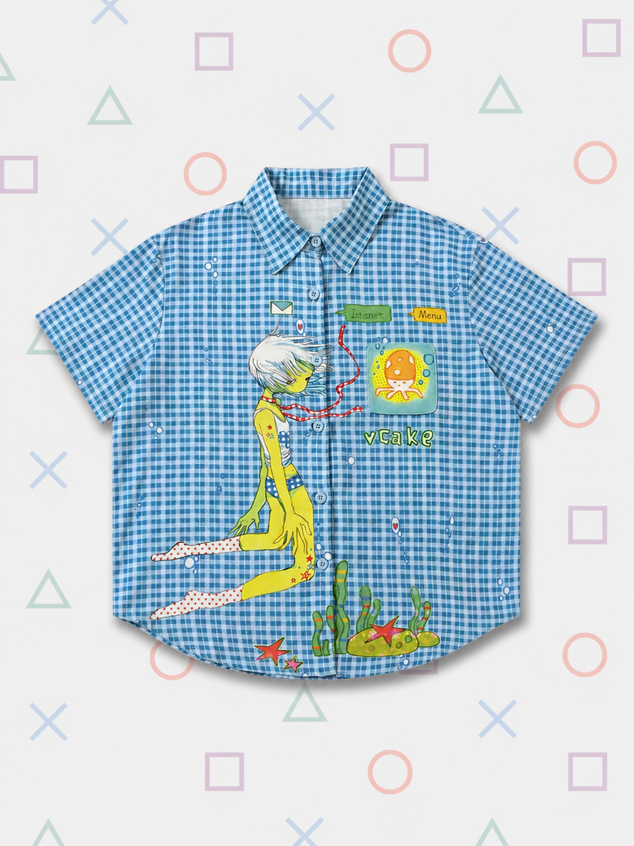 "blackberry aqua saint" shirt