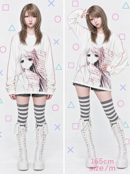 "error angel" long tee