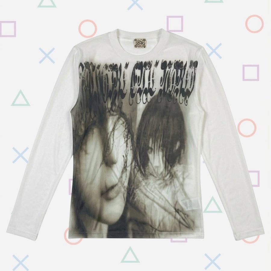 "misty ghost" long tee