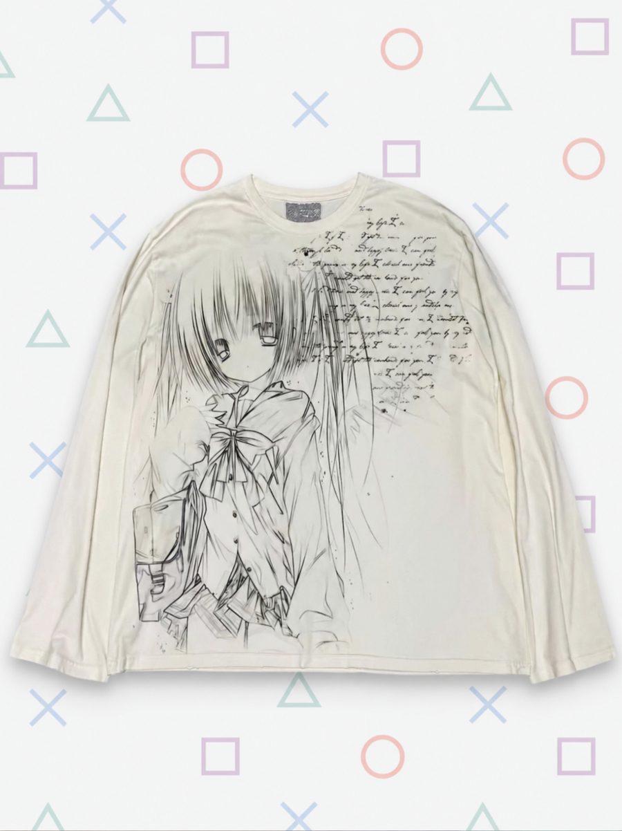 "sketch diary" long tee