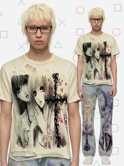 "heisei fetish" damage tee