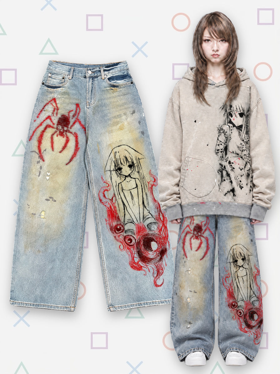 "spider girl" denim