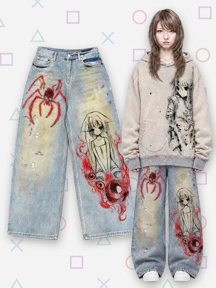 "spider girl" denim